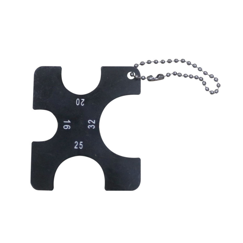 DL-1232-24 4 in 1 Pipe Caliper Gauge Tool Zwart Maatregel Leidingen Diameter